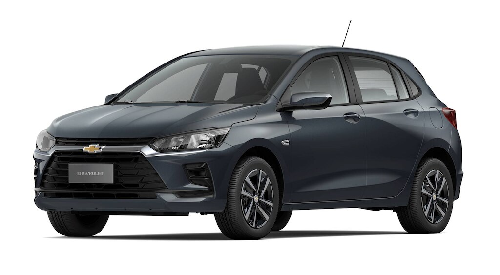 Onix LT Turbo 2026 na cor cinza drake